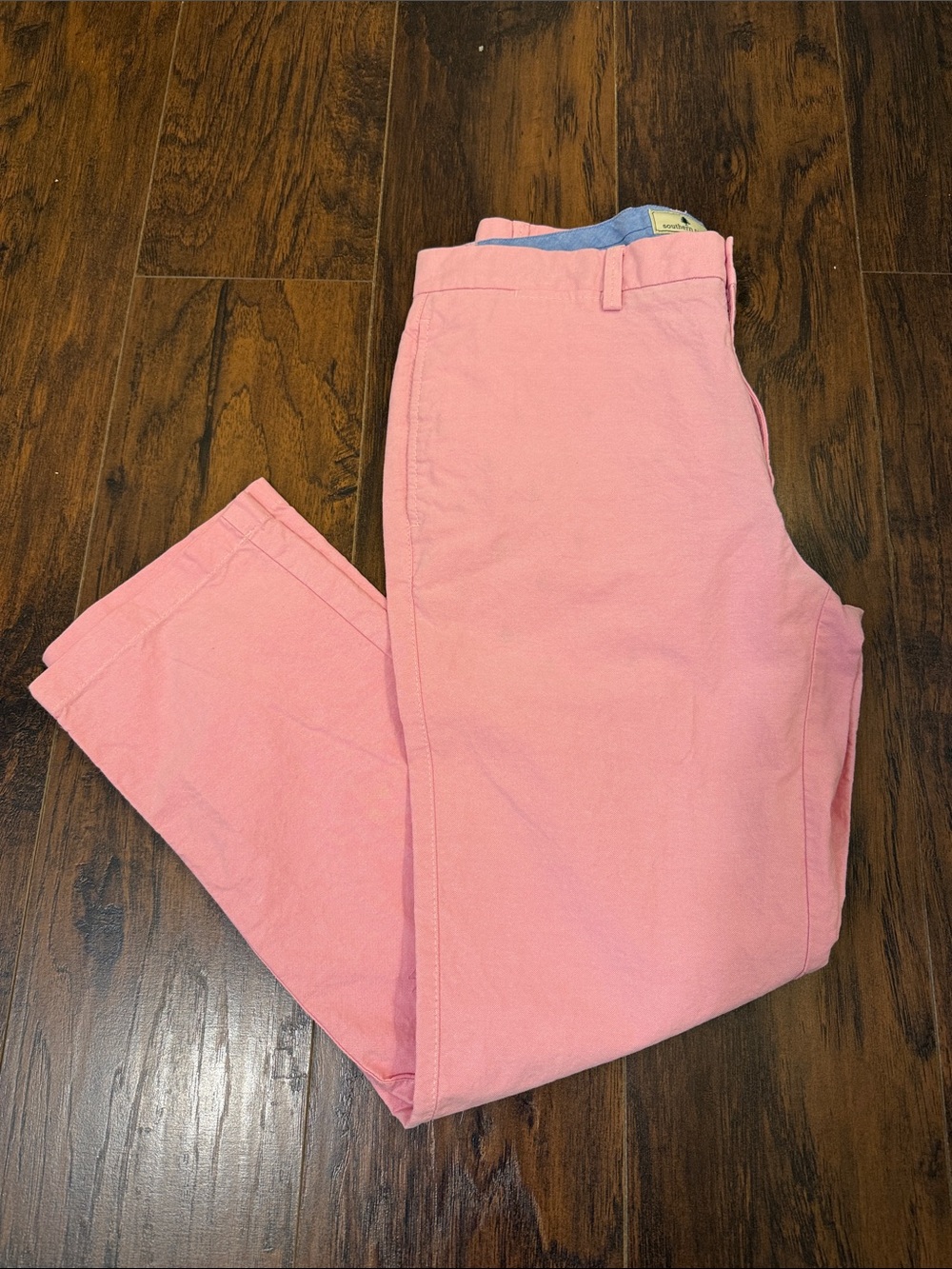 Southern Pines Men's Pink Pants - Classic Casual Fit 36x32